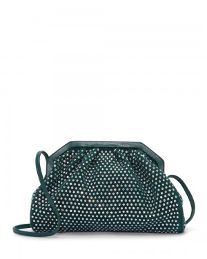 Dámské Clutch Vince Camuto Baklo Zelene | 6819-WCEUB