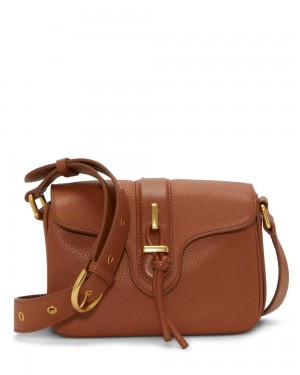 Dámské Crossbody Kabelka Vince Camuto sMaecy Hnědé | 3278-BSLJU