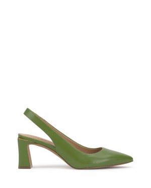 Dámské Podpatky Vince Camuto Hamden Slingback Zelene | 4069-TALFH