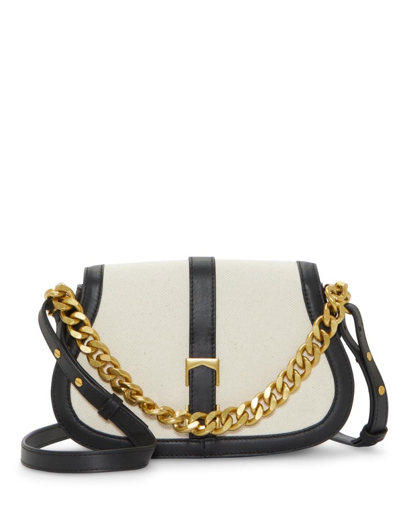 Dámské Crossbody Kabelka Vince Camuto Brock Černé Bílé | 8146-ZUWOB