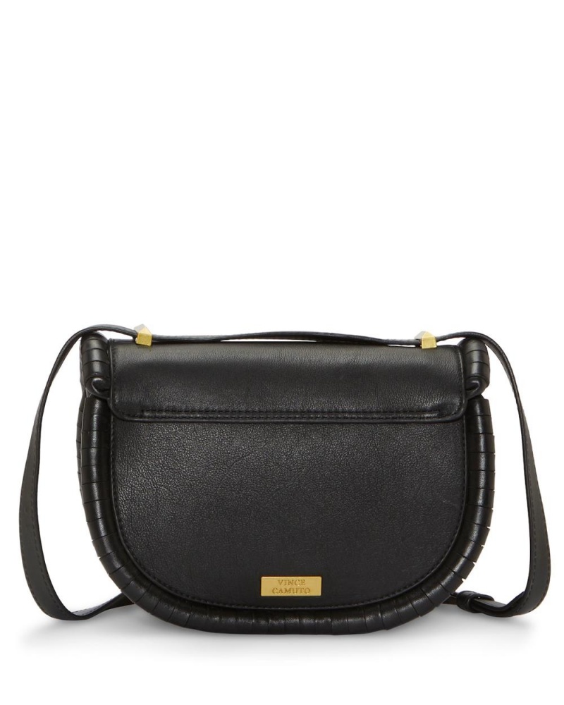 Dámské Crossbody Kabelka Vince Camuto Nesch Černé | 9421-RQEMP