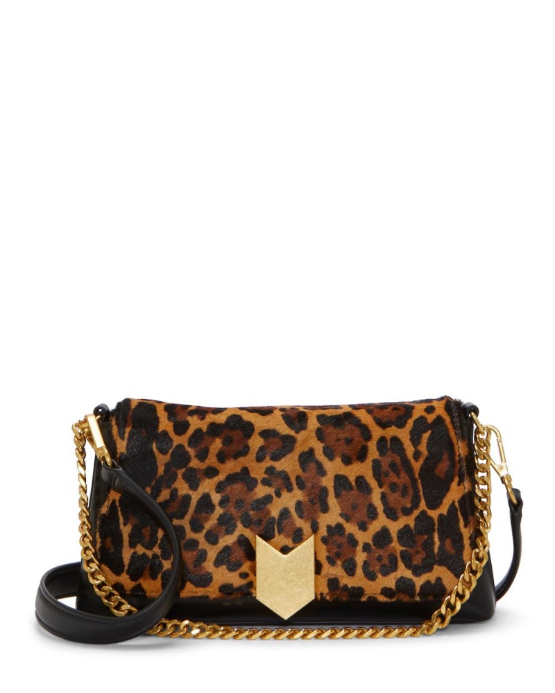 Dámské Crossbody Kabelka Vince Camuto Theon Flap Leopard | 0927-LSBIH