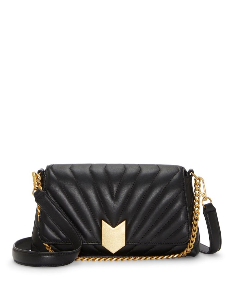 Dámské Crossbody Kabelka Vince Camuto Theon Flap Černé | 4836-ABRKP