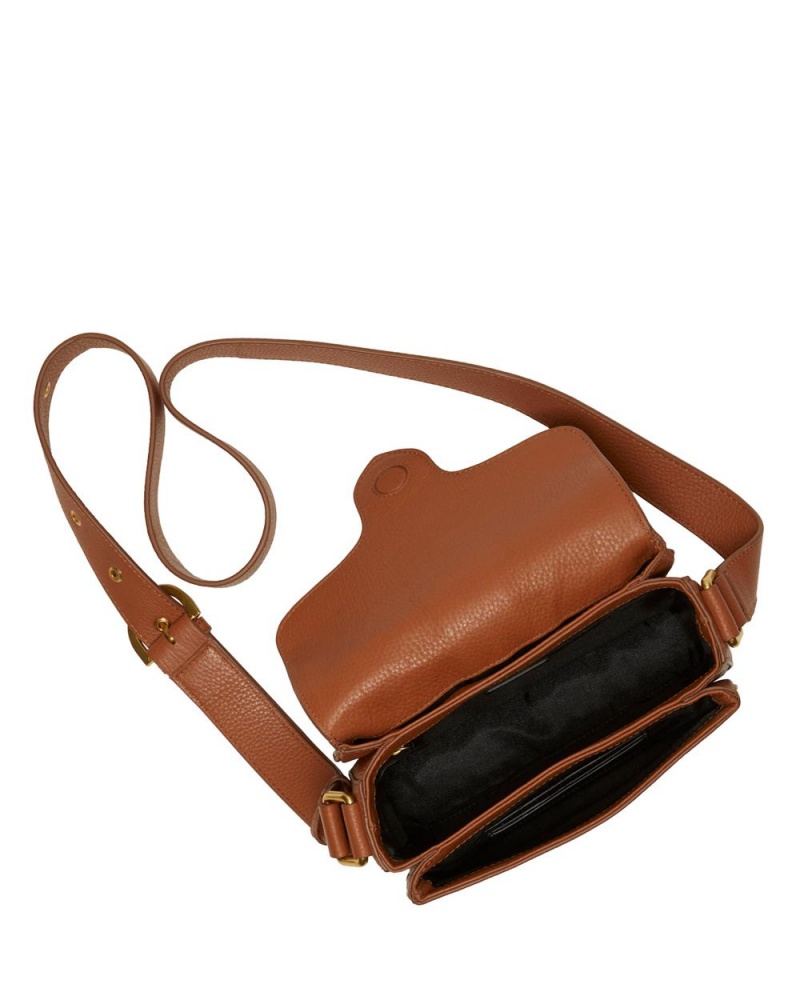 Dámské Crossbody Kabelka Vince Camuto sMaecy Hnědé | 3278-BSLJU