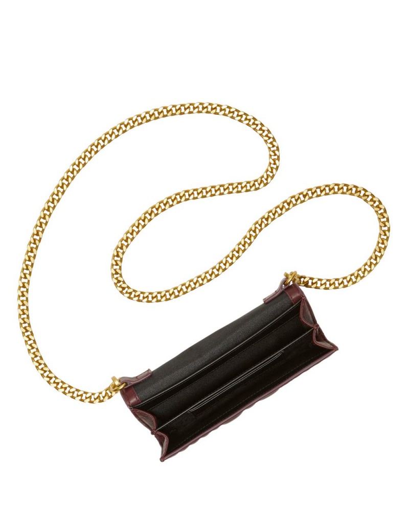 Dámské Kabelka Vince Camuto Barb Wallet On A Chain Vínové | 2648-OKYPR