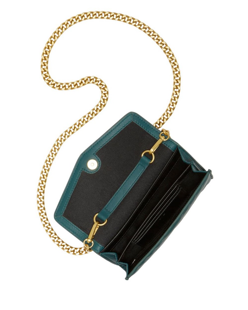 Dámské Kabelka Vince Camuto Theon Wallet On A Chain Zelene | 6148-ZYKMT