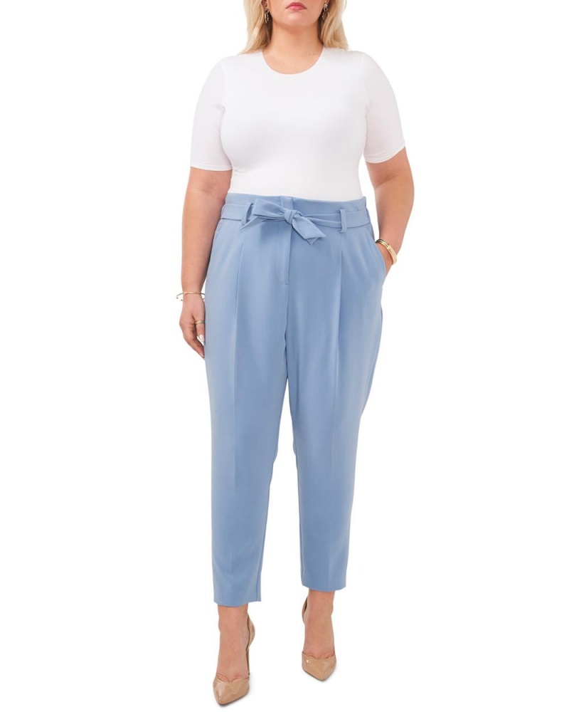 Dámské Kalhoty Vince Camuto Belted Cropped (Plus Size) Blankyt | 7612-CVMKE