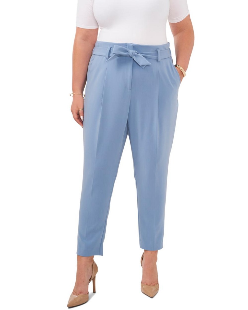 Dámské Kalhoty Vince Camuto Belted Cropped (Plus Size) Blankyt | 7612-CVMKE