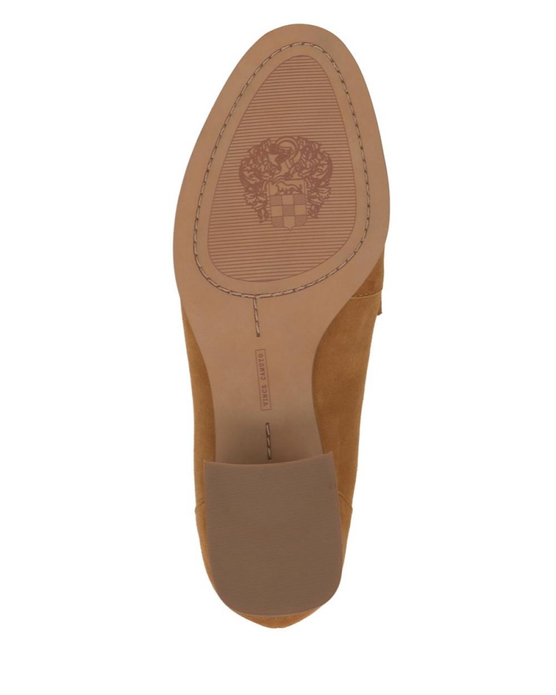 Dámské Loafers Vince Camuto Carissla Golden Rod Suede | 9712-LWYUF