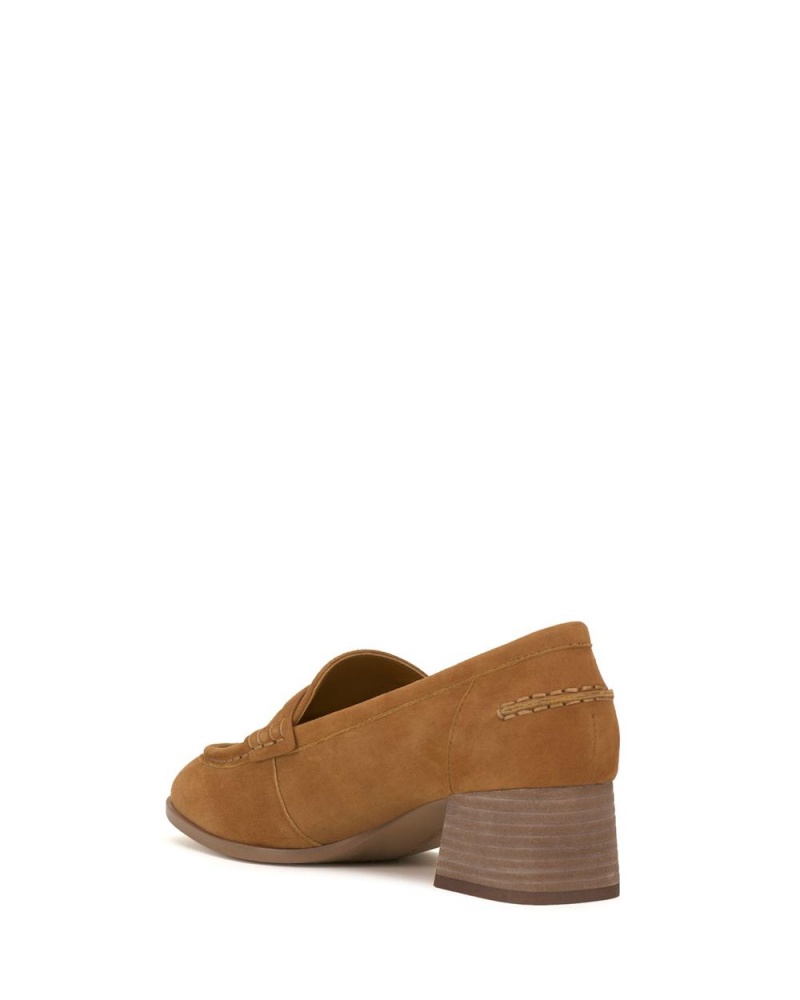 Dámské Loafers Vince Camuto Carissla Golden Rod Suede | 9712-LWYUF