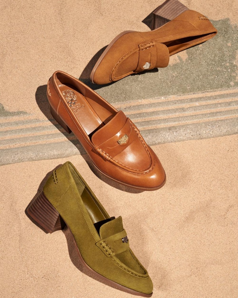 Dámské Loafers Vince Camuto Carissla Hnědé | 5094-PIKGA