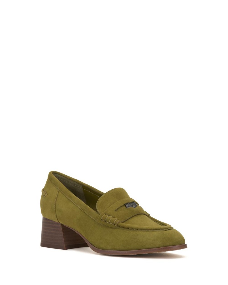 Dámské Loafers Vince Camuto Carissla Zelene | 5023-QDMIL