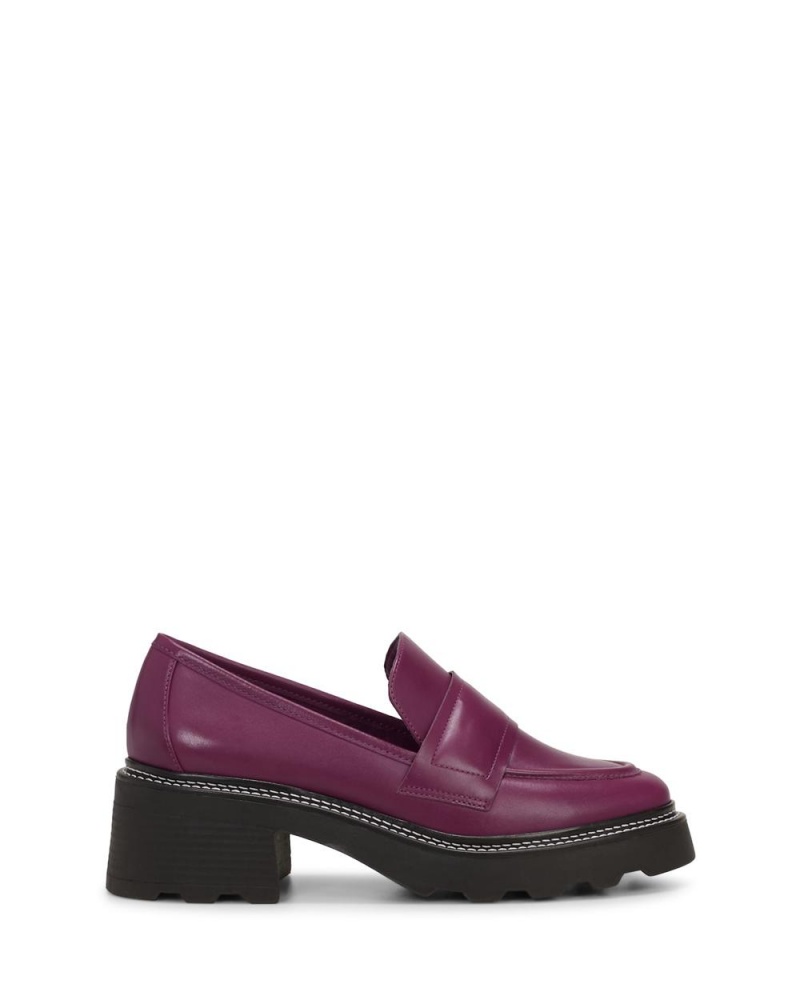 Dámské Loafers Vince Camuto Chantie Tmavě Fialové | 7406-OYXUH