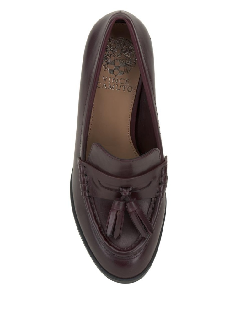 Dámské Loafers Vince Camuto Chelivia Vínové | 7061-VUGNC