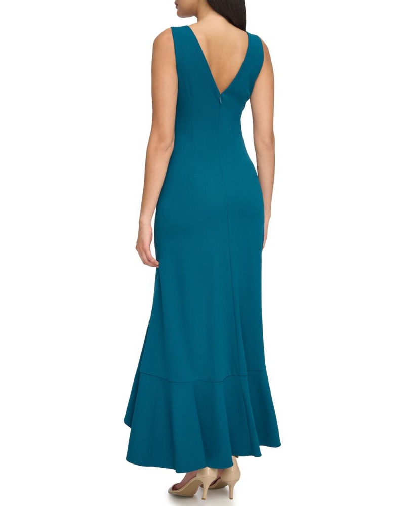 Dámské Maxi Šaty Vince Camuto Asymmetrical Ruffle-Hem Gown Blankyt | 0985-YCHTK