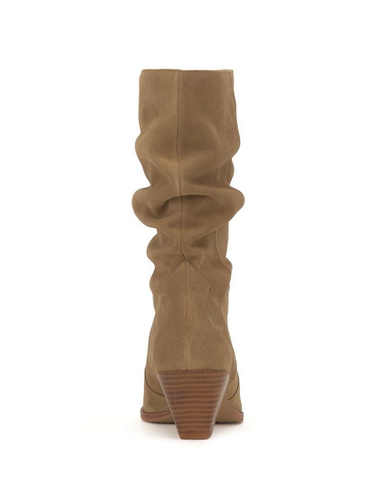 Dámské Nízké Kozačky Vince Camuto Sensenny New Tortilla Suede | 5310-IFBVY