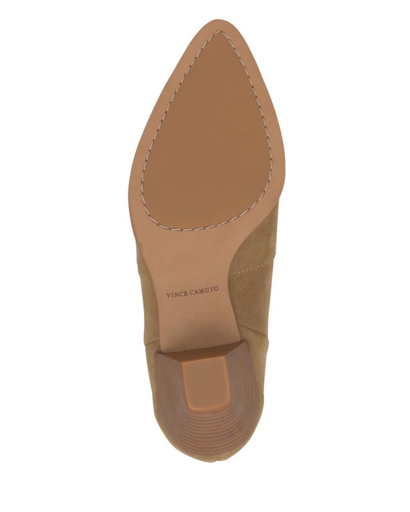 Dámské Nízké Kozačky Vince Camuto Sensenny New Tortilla Suede | 5310-IFBVY