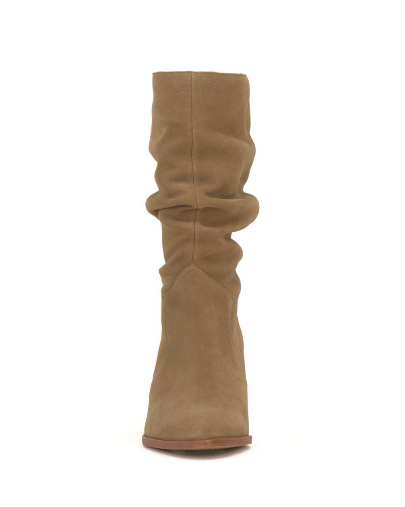 Dámské Nízké Kozačky Vince Camuto Sensenny New Tortilla Suede | 5310-IFBVY