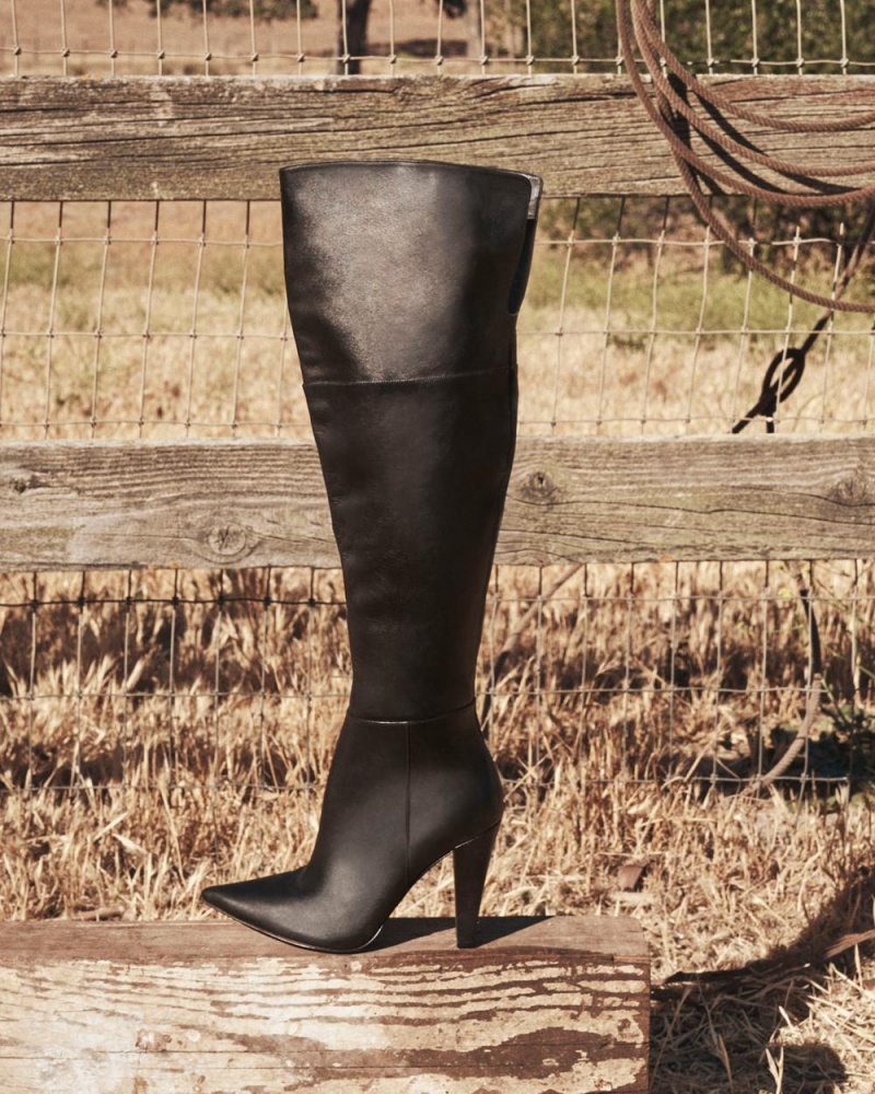 Dámské Over-The-Knee Boots Vince Camuto Minnada Černé | 5620-GADOY