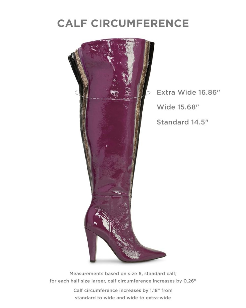 Dámské Over-The-Knee Boots Vince Camuto Minnada Extra Široké-Calf Růžové | 0957-WVCXB