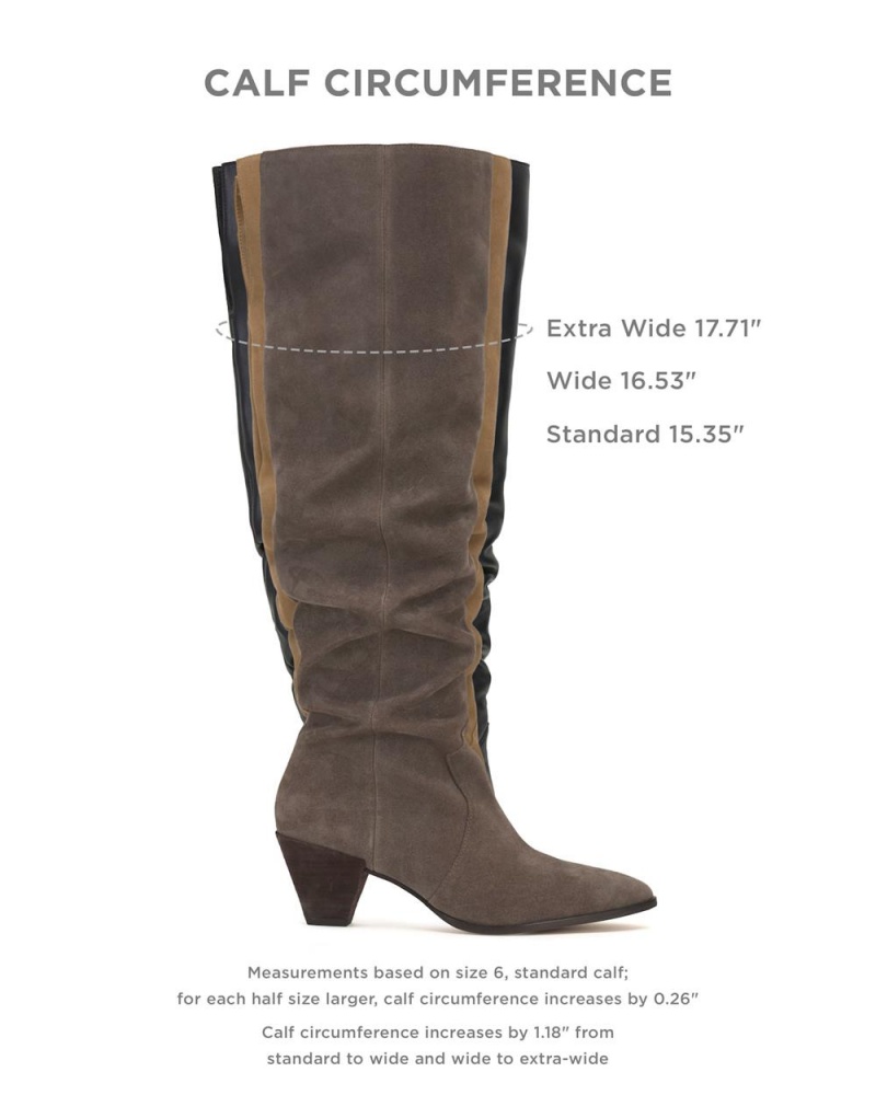 Dámské Over-The-Knee Boots Vince Camuto Sewinny Hnědé | 7419-LKXOZ