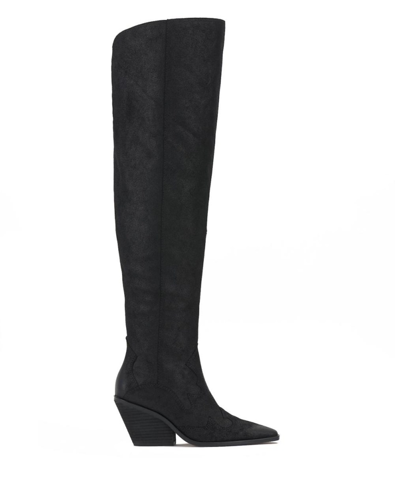 Dámské Over-The-Knee Boots Vince Camuto Shaharla Černé | 2146-EHUCS