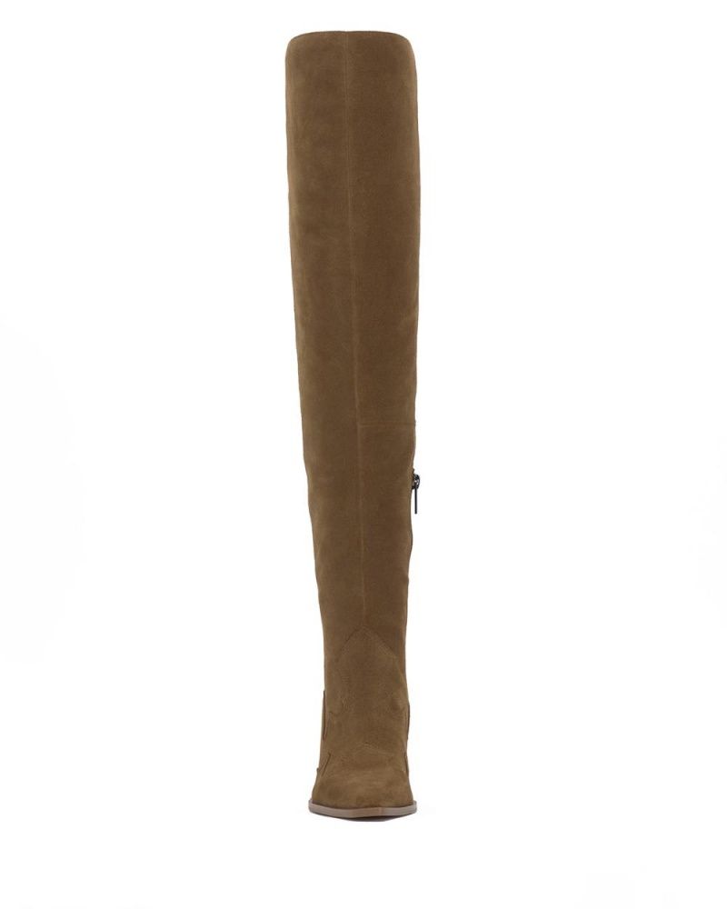 Dámské Over-The-Knee Boots Vince Camuto Shaharla Hnědé | 9230-ZVDIR