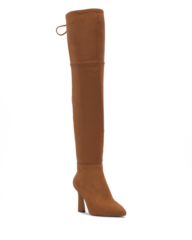 Dámské Over-The-Knee Boots Vince Camuto Taplana Hnědé | 6453-TMKAC