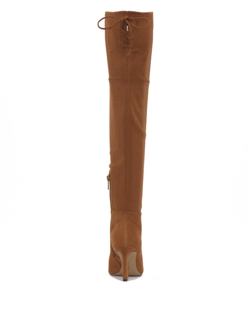 Dámské Over-The-Knee Boots Vince Camuto Taplana Hnědé | 6453-TMKAC