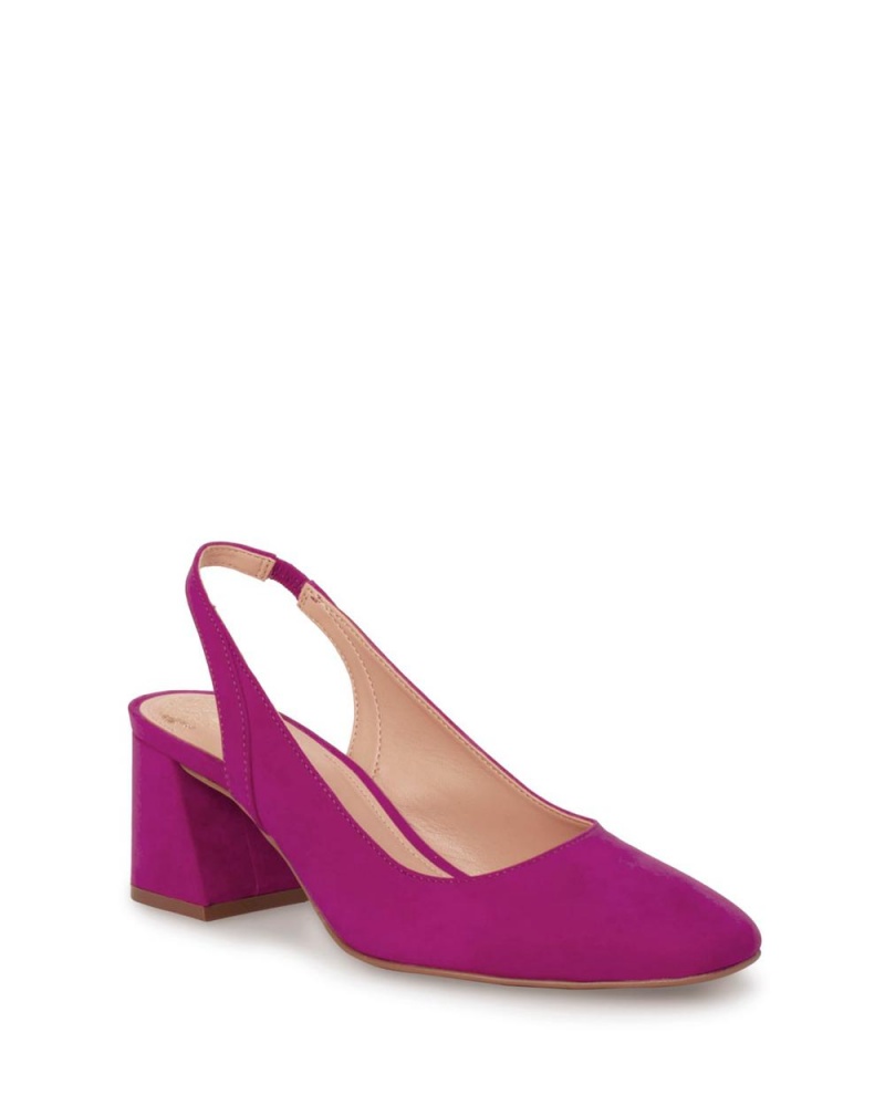 Dámské Podpatky Vince Camuto Elaine Slingback Fialové | 7261-HPMXC