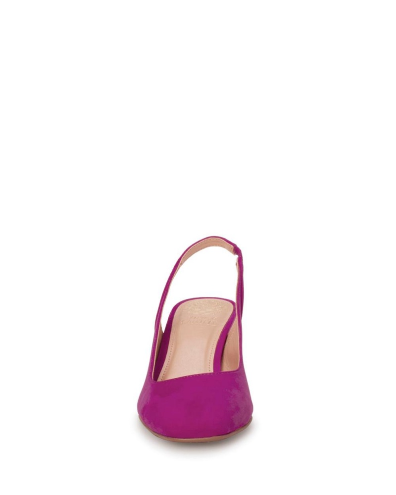 Dámské Podpatky Vince Camuto Elaine Slingback Fialové | 7261-HPMXC