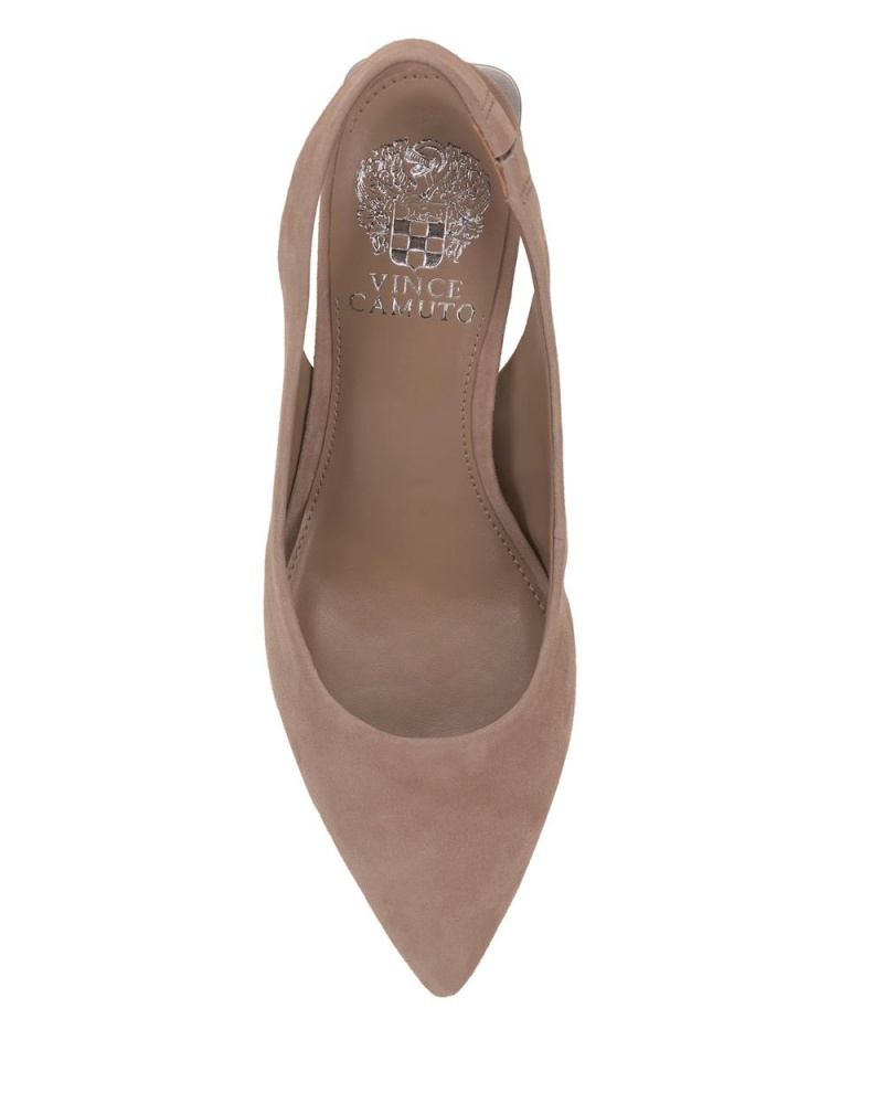 Dámské Podpatky Vince Camuto Hamden Slingback Hnědé | 9438-NEGUJ