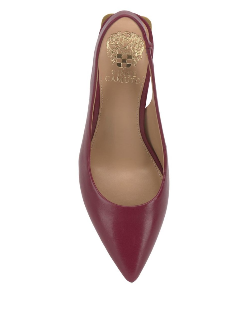 Dámské Podpatky Vince Camuto Hamden Slingback Červené | 6290-NHLAR