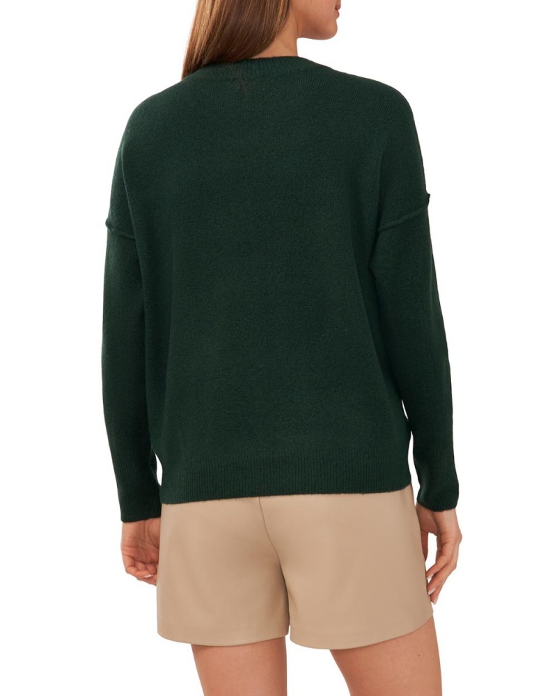 Dámské Svetr Vince Camuto Crewneck Zelene | 5921-DQMAG