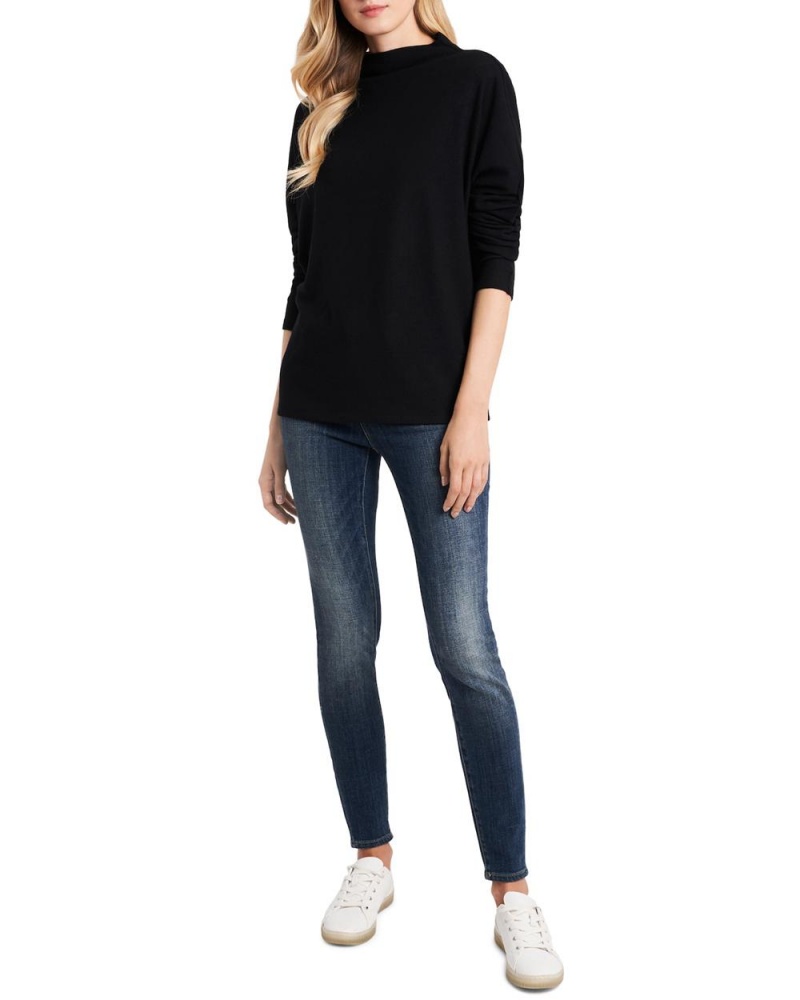 Dámské Topy Vince Camuto High-Neck Dolman Sleeve Černé | 3795-HFJQM