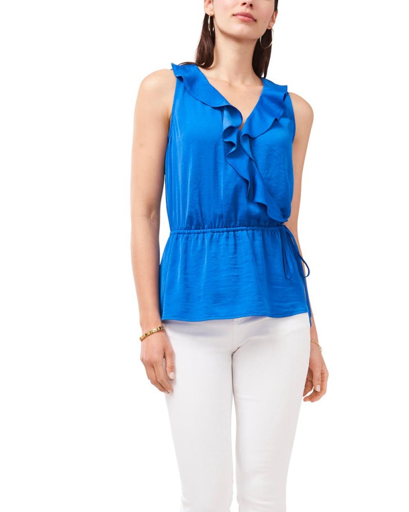 Dámské Topy Vince Camuto Ruffle-Trimmed Peplum Blankyt | 6182-JHCWT